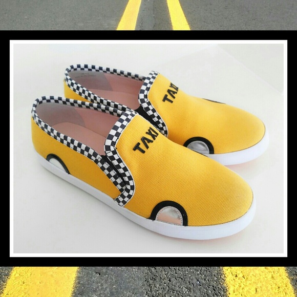 kate spade Shoes - NWOT KATE SPADE Linda Yellow Taxi Classic Slip-ons
